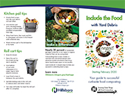 Include food waste in your yard debris cart - Click here for details