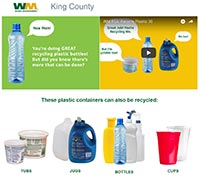 Click here for more on plastic recycling