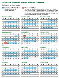 Link - Collection Calendar