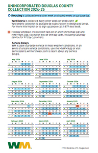 Click here - to download the collection calendar