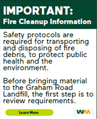 Fire Cleanup Information - Click here