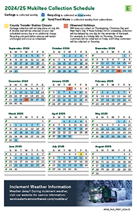 Click here to download - Collection Calendar