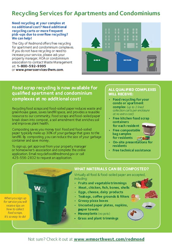 Guidelines - Apartment Compost Collection - Waste Management Northwest