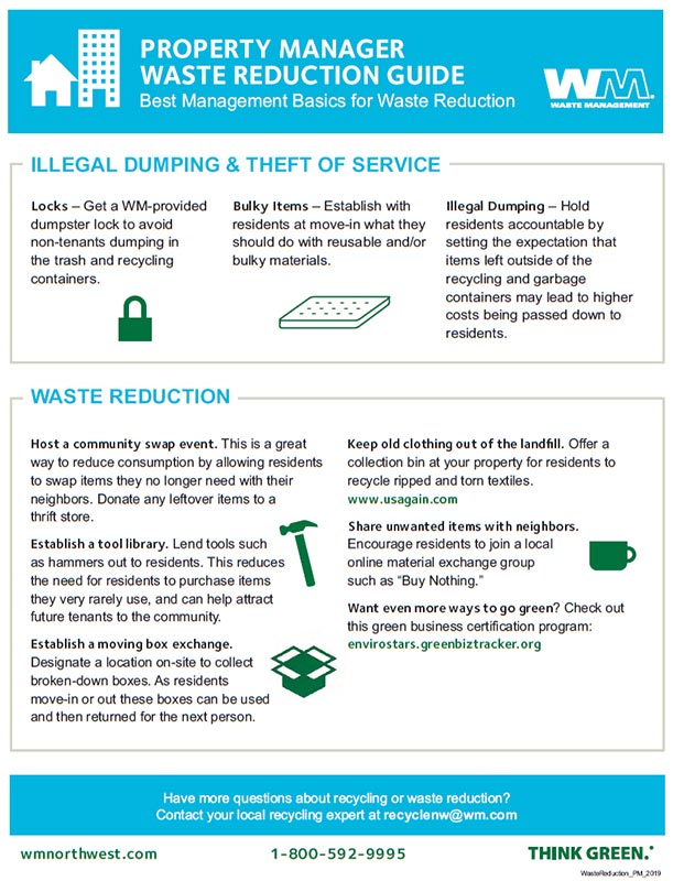 Redmond Multifamily Waste Reduction Guidelines