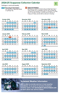 Click here to download - Collection Calendar