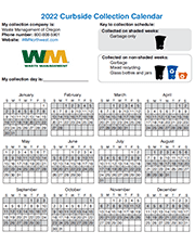 Guidelines - Collection Calendar - Waste Management Northwest